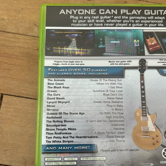 Rocksmith Guitar Games Ubisoft Xbox360 T - Picture 4 of 6